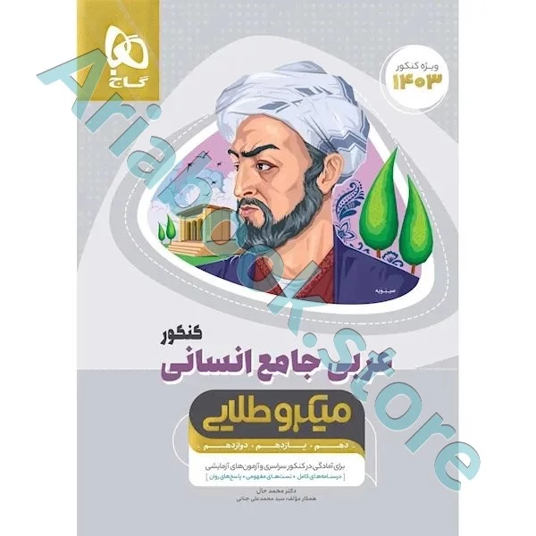 کتاب عربی کامل جامع کنکور انسانی سری میکرو طلایی برای کنکور ????