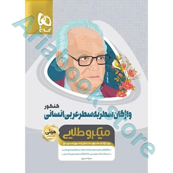 کتاب واژگان سطر به سطر عربی جامع کنکور انسانی سری مینی میکرو طلایی نظام جدید