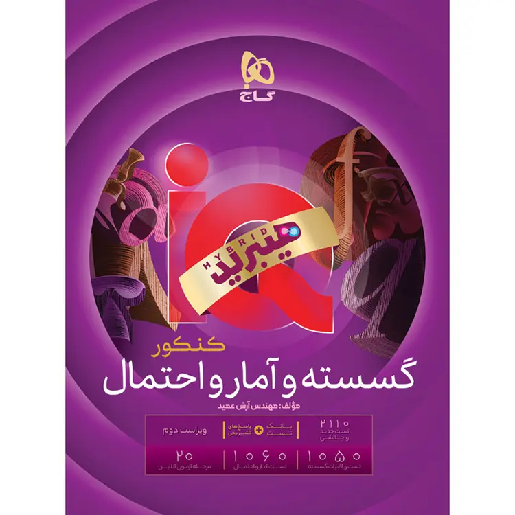 کتاب iQ گسسته و آمار و احتمال جامع کنکور ریاضی گاج