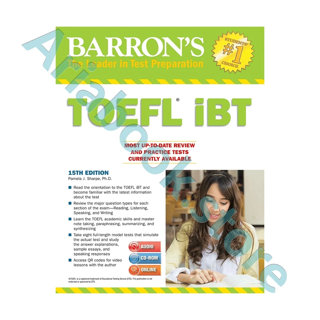 Barrons TOEFL iBT 15th+DVD