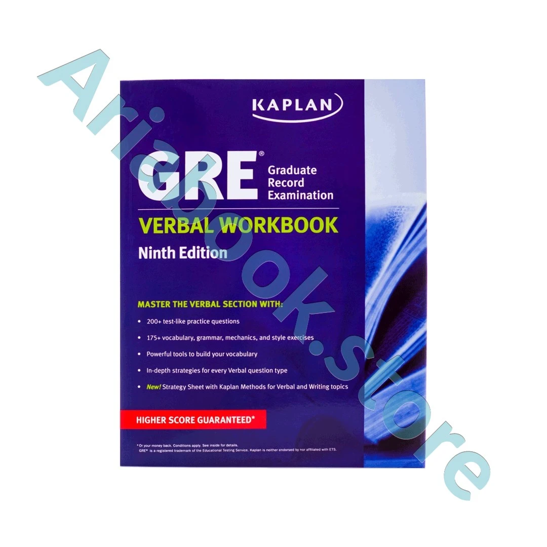 New GRE Verbal Workbook KAPLAN 9th