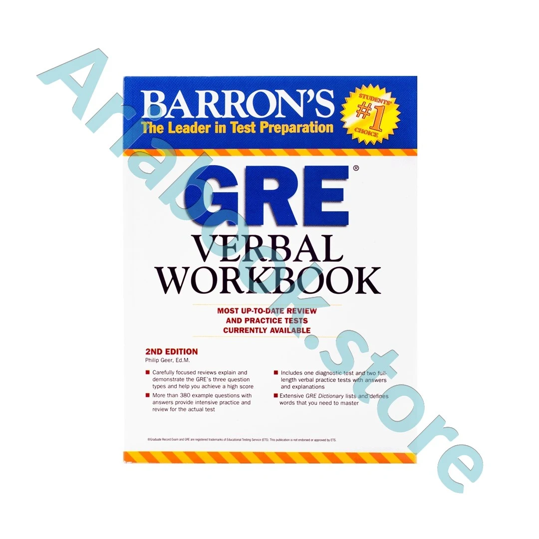 Barrons GRE Verbal Workbook 2nd Edition